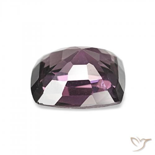 Spinelle Pourpre foncé naturelle Coussin, 1.82 ct, VVS-VS