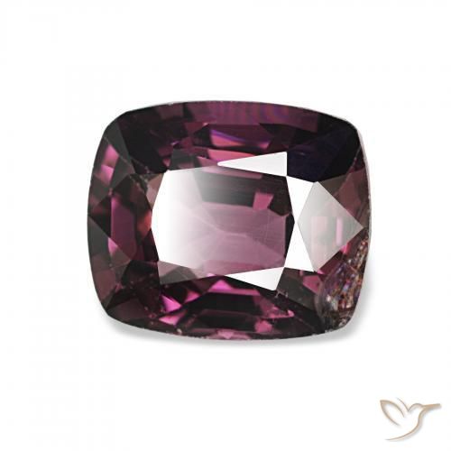Spinelle Rouge pourpre profond naturelle Coussin, 1.90 ct, VS