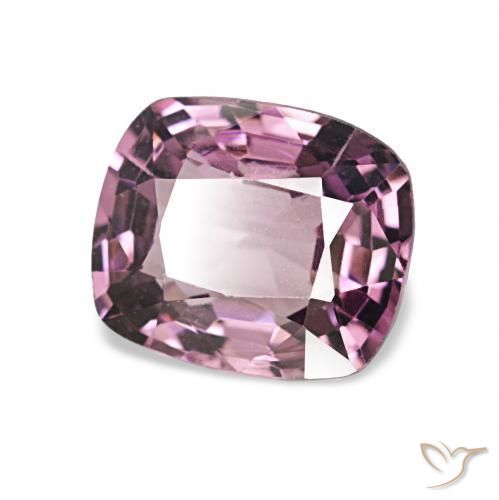 Spinelle Pourpre moyen naturelle Coussin, 1.38 ct, VVS