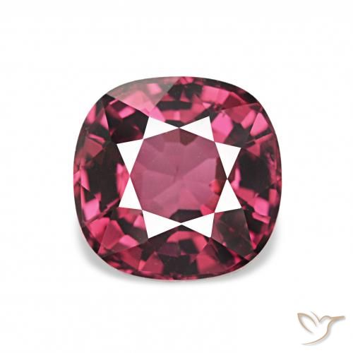 1.31ct Pourpre de baie Spinelle Pierres précieuses, Coussin, VVS