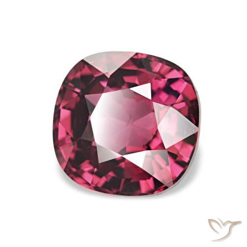 Spinelle Pourpre de baie naturelle Coussin, 1.31 ct, VVS