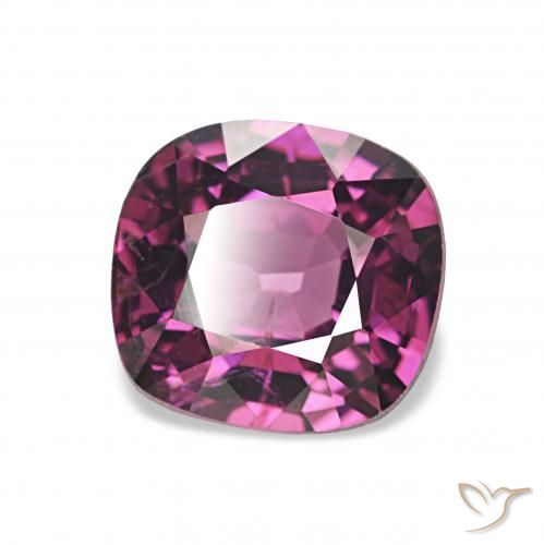 Spinelle Rouge Rapberry naturelle Coussin, 1.34 ct, VVS-VS