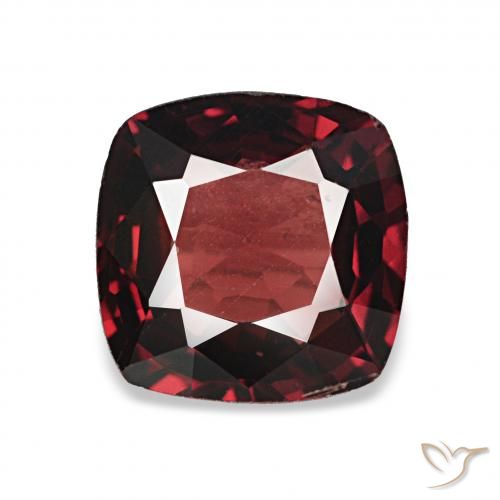 0.98ct Rouge foncé Spinelle Pierres précieuses, Coussin, VVS
