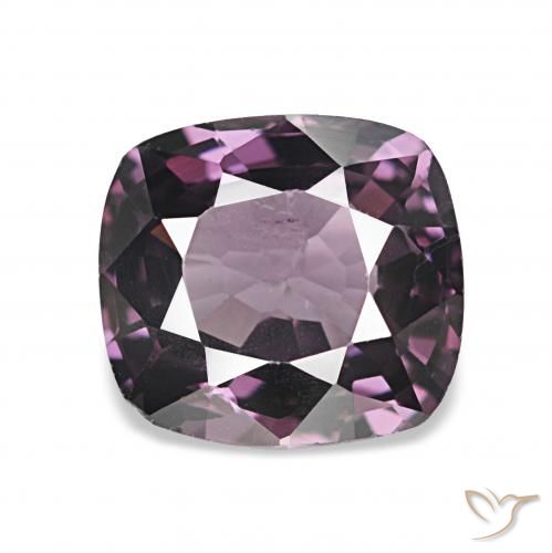 Spinelle Violet foncé naturelle Coussin, 1.63 ct, VS