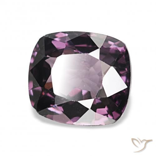 Spinelle Violet foncé naturelle Coussin, 1.63 ct, VS