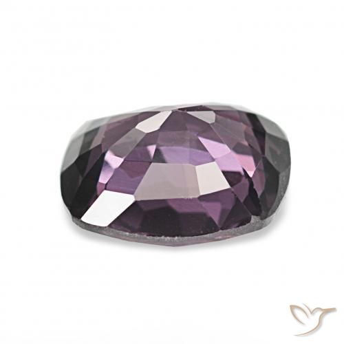 Spinelle Violet foncé naturelle Coussin, 1.63 ct, VS