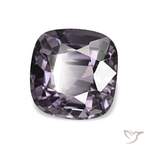 Spinelle Violet foncé naturelle Coussin, 1.64 ct, VS