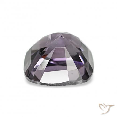 Spinelle Violet foncé naturelle Coussin, 1.64 ct, VS