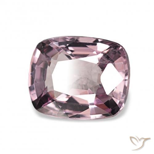 Spinelle Violet Rosâtre naturelle Coussin, 1.27 ct, VS