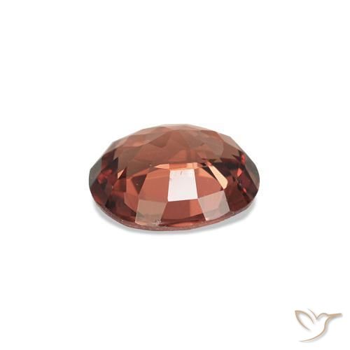 Spinelle Rose foncé Rouge naturelle ovale, 0.46 ct, VVS