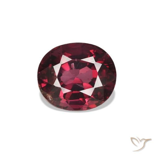 Spinelle Pourpre-Rouge naturelle ovale, 0.74 ct, VS