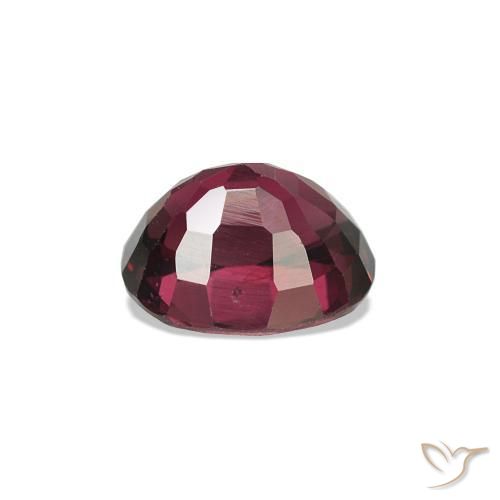 Spinelle Pourpre-Rouge naturelle ovale, 0.74 ct, VS