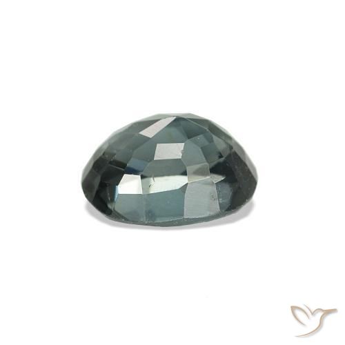Spinelle Vert moyen naturelle ovale, 0.66 ct, VS