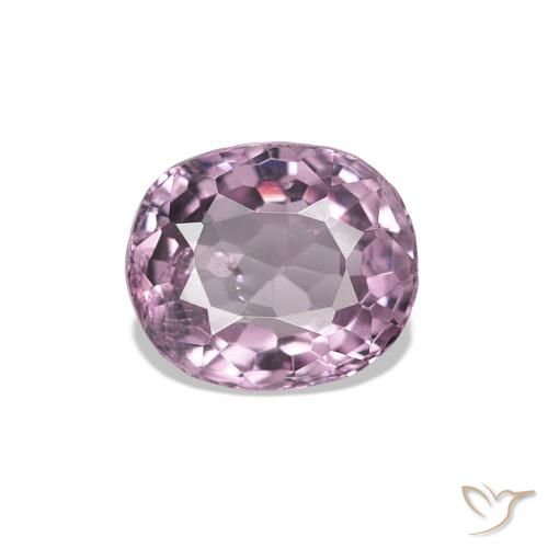Spinelle Violet Rosâtre naturelle Coupe ovale, 0.82 ct, VS