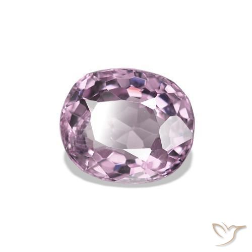 Spinelle Violet Rosâtre naturelle Coupe ovale, 0.82 ct, VS