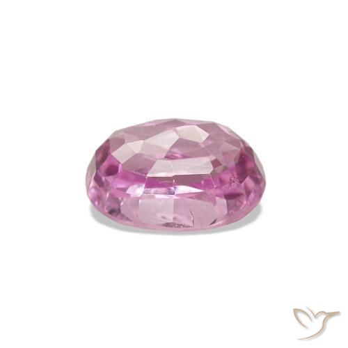 Spinelle Rose pourpre royal très clair naturelle ovale, 0.66 ct, VVS