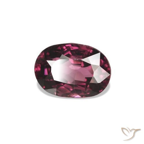 Spinelle Pourpre foncé naturelle ovale, 0.91 ct, VVS