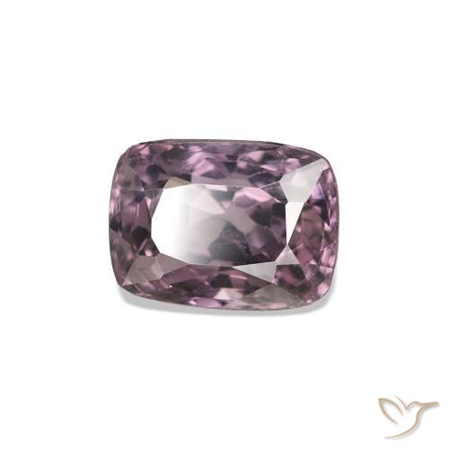Spinelle Ton mauve profond naturelle Coussin, 0.87 ct, VVS