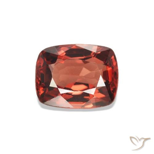 Spinelle Rouge vif naturelle Coussin, 0.75 ct, VVS
