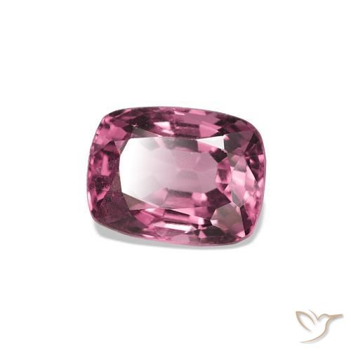 Spinelle Rose foncé naturelle Coussin, 0.68 ct, VVS
