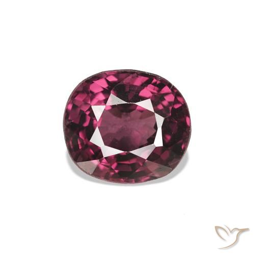 Spinelle Violet foncé naturelle Coussin, 0.84 ct, VVS