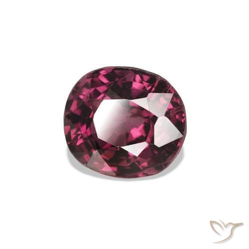 Spinelle Violet foncé naturelle Coussin, 0.84 ct, VVS