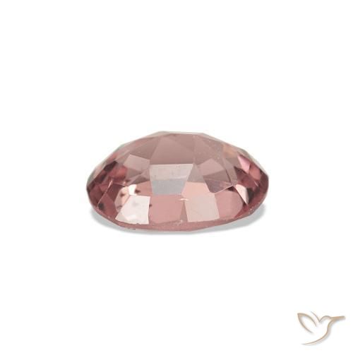 Spinelle Rouge brique léger naturelle ovale, 0.64 ct, VVS-VS