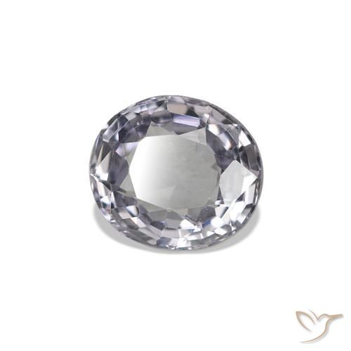 Spinelle Gris cuirassé naturelle ovale, 0.71 ct, VVS-VS