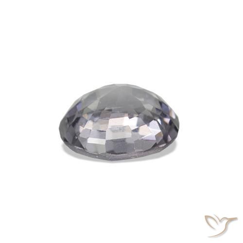 Spinelle Gris cuirassé naturelle ovale, 0.71 ct, VVS-VS