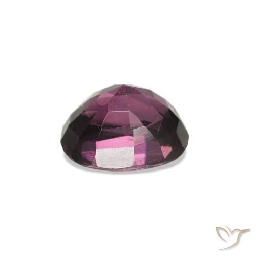 Spinelle Violet foncé naturelle ovale, 0.68 ct, VVS-VS