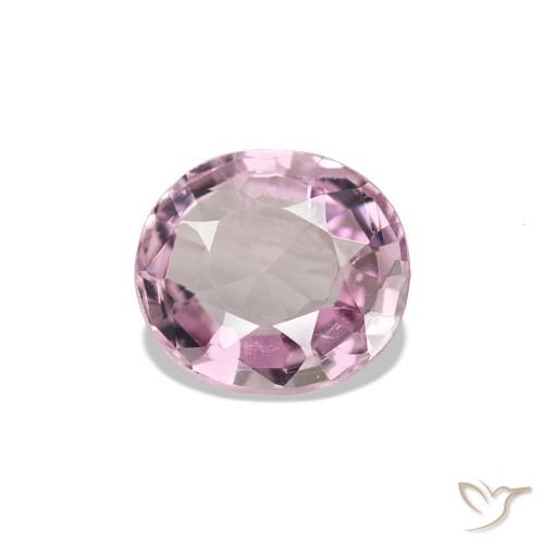 0.67ct Pourpre rosâtre léger Spinelle, ovale, VVS-VS