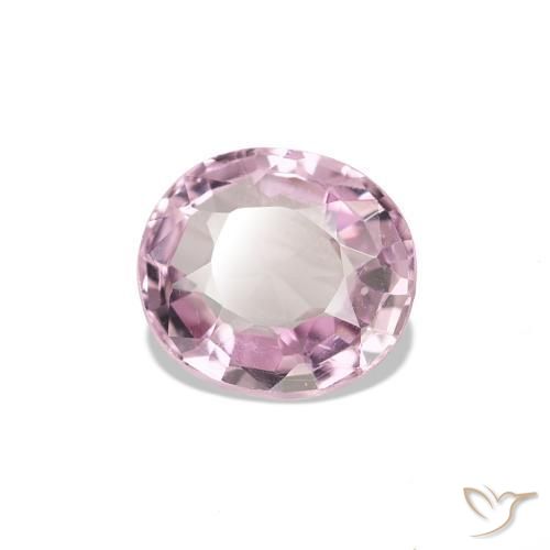 Spinelle Pourpre rosâtre léger naturelle Coupe ovale, 0.67 ct, VVS-VS
