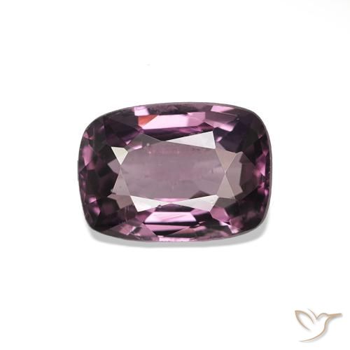 Spinelle Pourpre foncé naturelle Coussin, 0.83 ct, VS