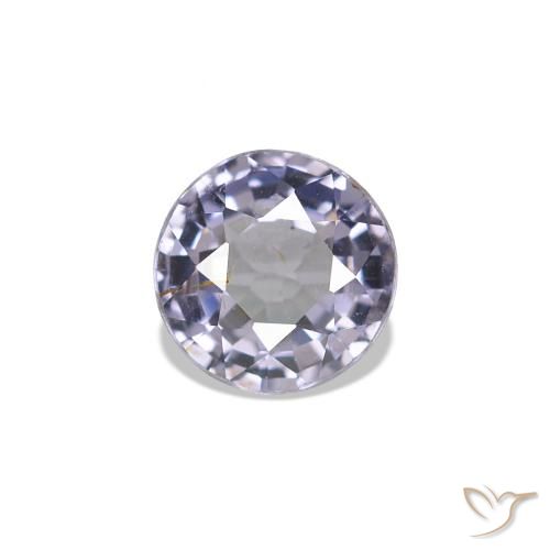 Spinelle Bleu violacé léger naturelle Coupe roude, 0.56 ct, VS