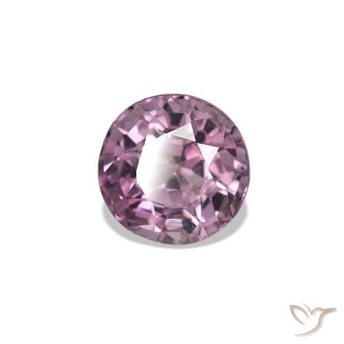 Spinelle Pourpre moyen naturelle Coupe roude, 0.63 ct, VVS