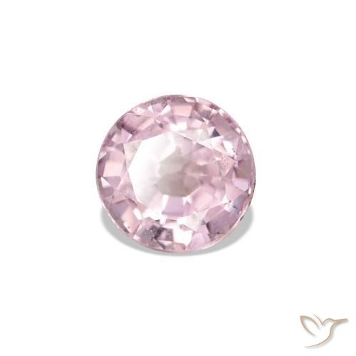 Spinelle Rose léger naturelle Coupe roude, 0.56 ct, VVS-VS