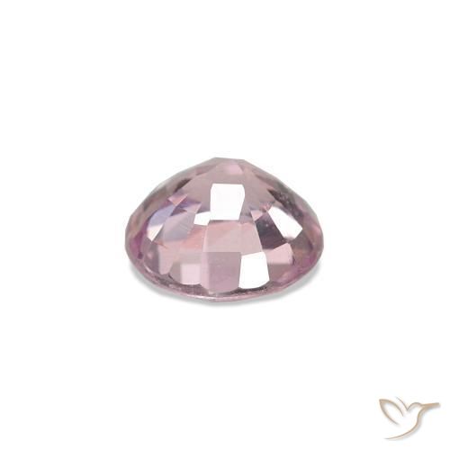 Spinelle Rose léger naturelle Coupe roude, 0.56 ct, VVS-VS