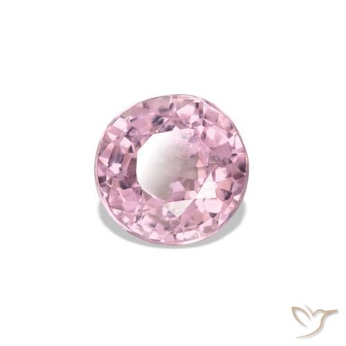 Spinelle Rose clair naturelle Coupe roude, 0.59 ct, VVS-VS