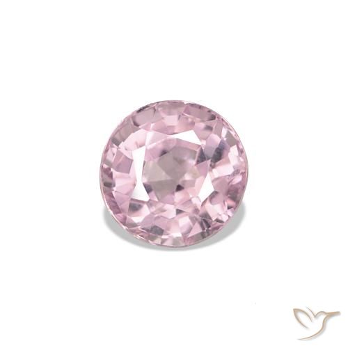 Spinelle Rose bubblegum très clair naturelle Coupe roude, 0.69 ct, VVS-VS