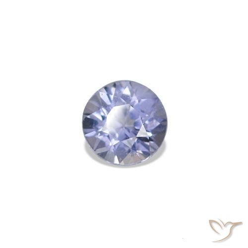 Spinelle Bleu violacé léger naturelle Tour, 0.18 ct, VVS-VS