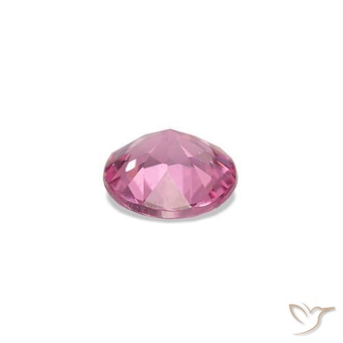 Spinelle Rose moyen naturelle Coupe roude, 0.26 ct, VVS-VS