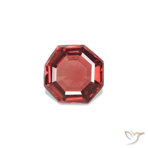 Spinelle Vin rouge profond naturelle Taille émeraude, 0.33 ct, VVS