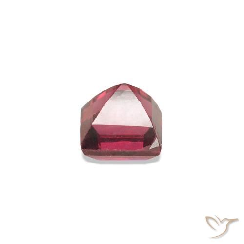 Spinelle Rouge Rosâtre naturelle Carré, 0.24 ct, VVS