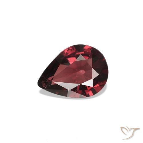 0.42ct Rouge sang profond Spinelle, En forme de poire, VVS-VS