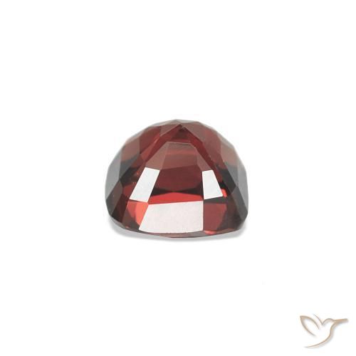 Spinelle Rouge sang profond naturelle Coupe coussin, 0.81 ct, VVS-VS