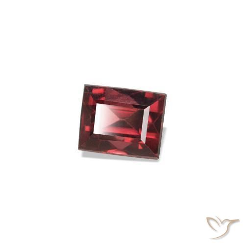 Spinelle Rouge foncé naturelle Baquette, 0.36 ct, VVS-VS