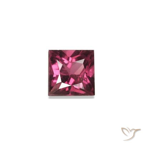0.18ct Pourpre-Rouge Spinelle, Carré, VVS-VS
