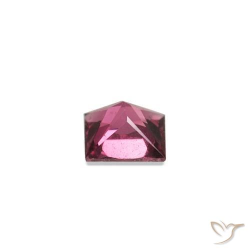 Spinelle Pourpre-Rouge naturelle Carré, 0.18 ct, VVS-VS
