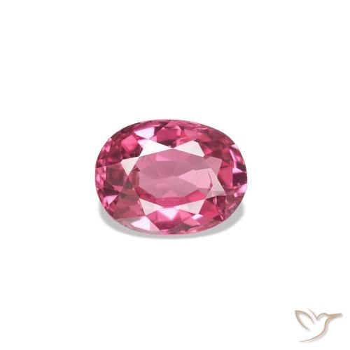Spinelle Rouge Rosâtre naturelle Coupe ovale, 0.30 ct, VS