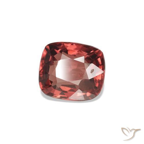 Spinelle Rouge foncé naturelle Coupe coussin, 0.71 ct, VS